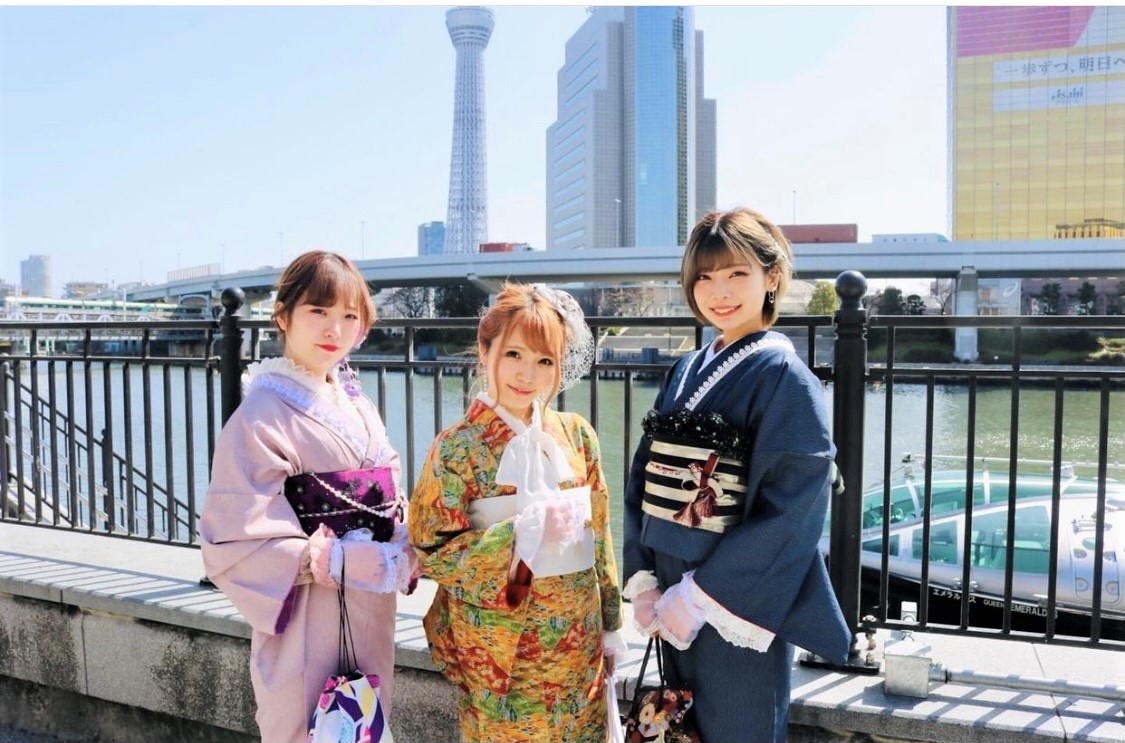 SKYTREE® ENJOY PACK Kimono Rental Plan (Tokyo Skytree Timed-entry Ticket + Kimono Rental 1day)