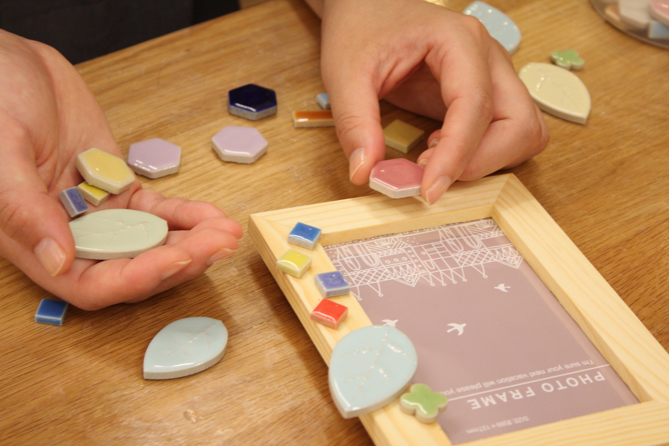 Admission of Mosaic Tile Museum Tajimi, one-coin crafting experience