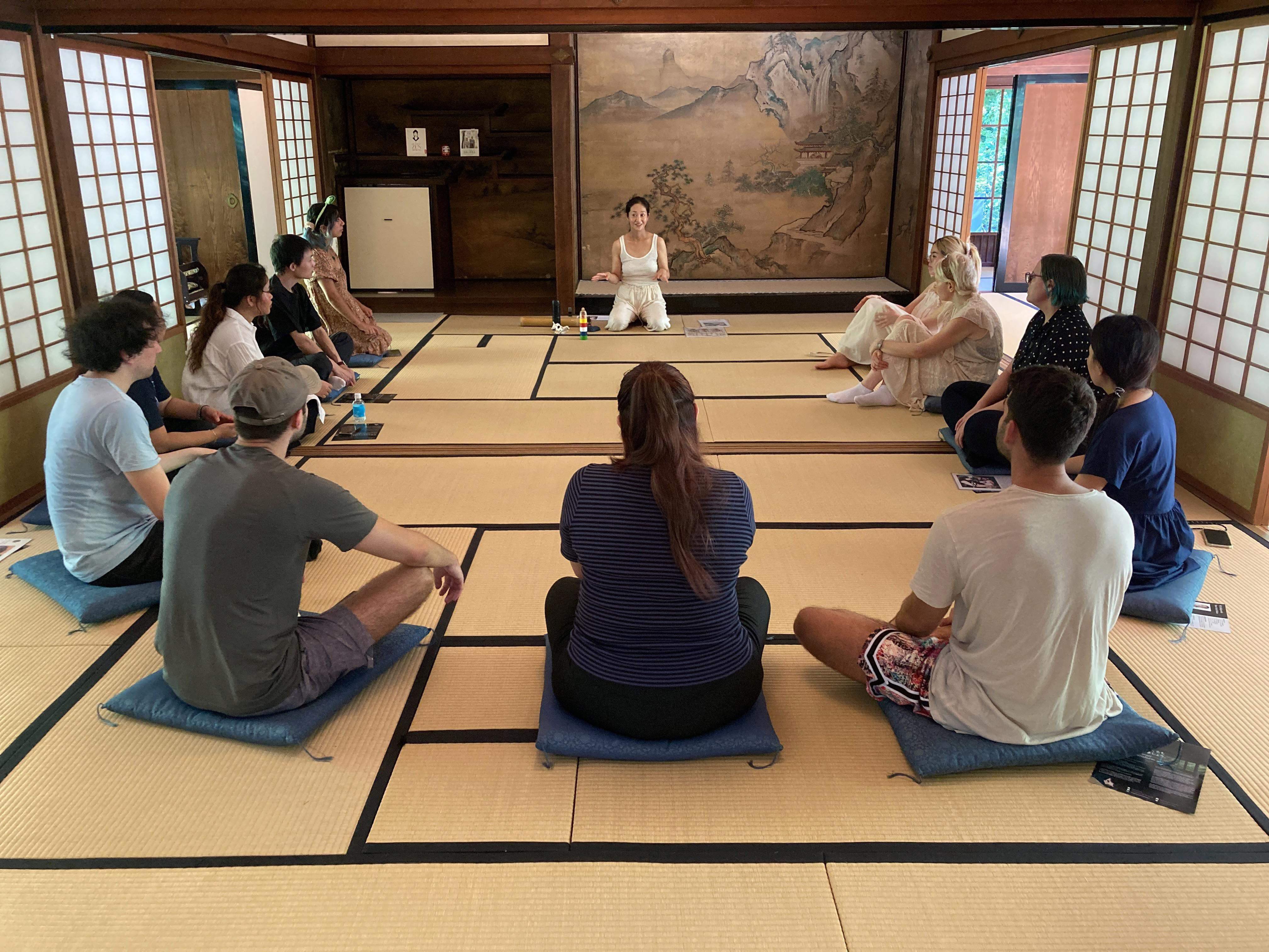 禅呼吸法（ZEN-Breathing）体験 in 東京国立博物館内庭園 日本家屋「応挙館」