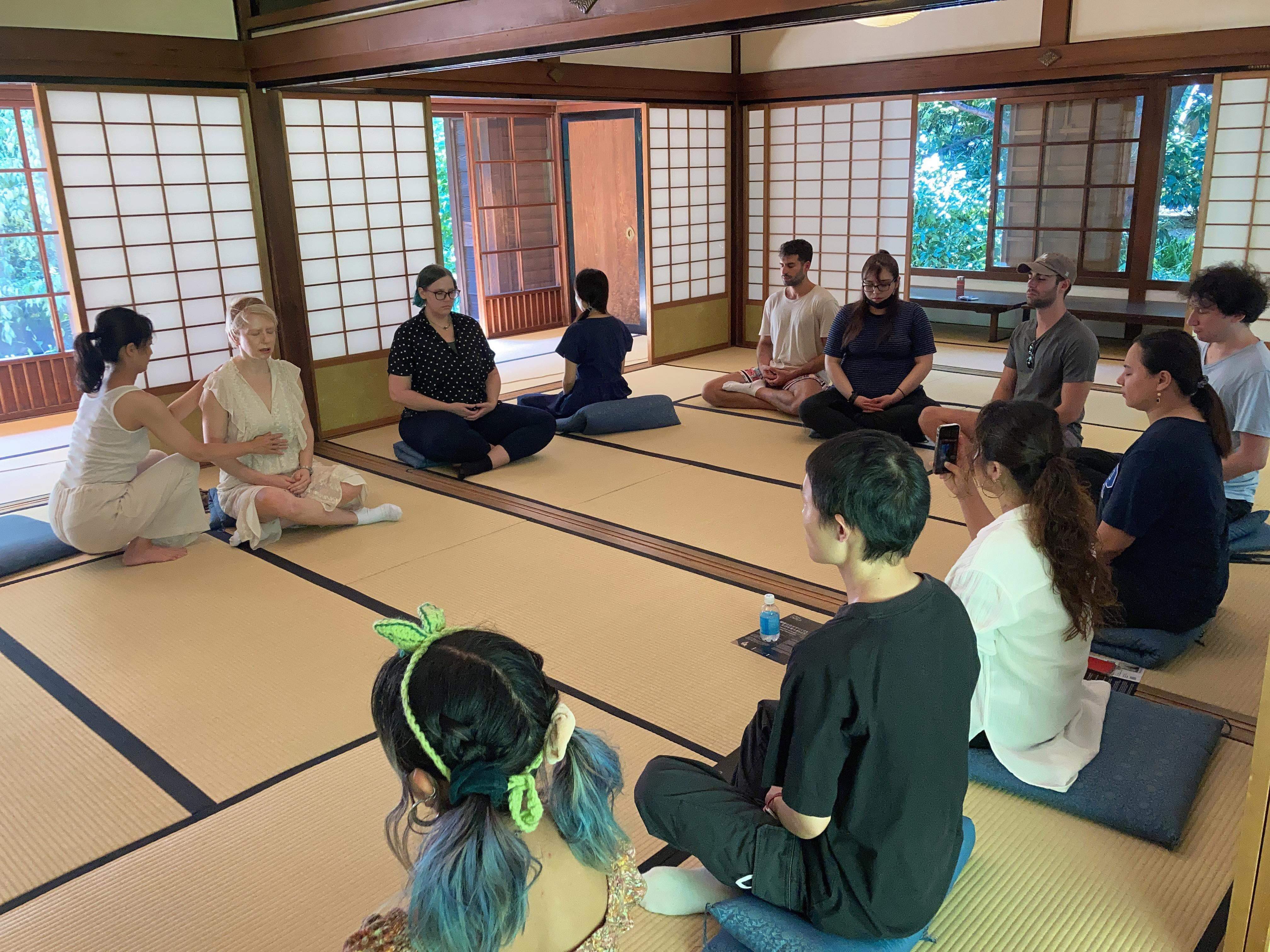 禅呼吸法（ZEN-Breathing）体験 in 東京国立博物館内庭園 日本家屋「応挙館」