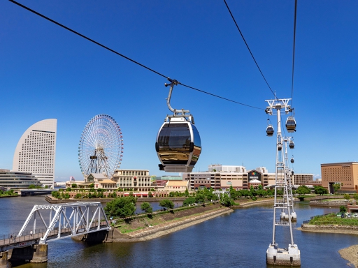 神奈川 「YOKOHAMA AIR CABIN」片道Eチケット<桜木町~運河パーク>