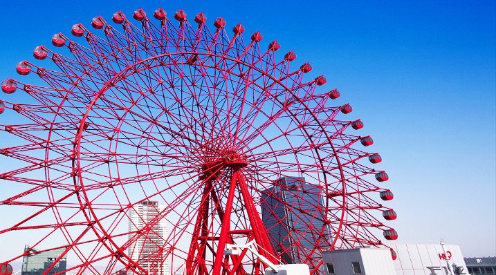 Combo Tickets: Osaka HEP FIVE Ferris wheel &  & Osaka Metro Pass